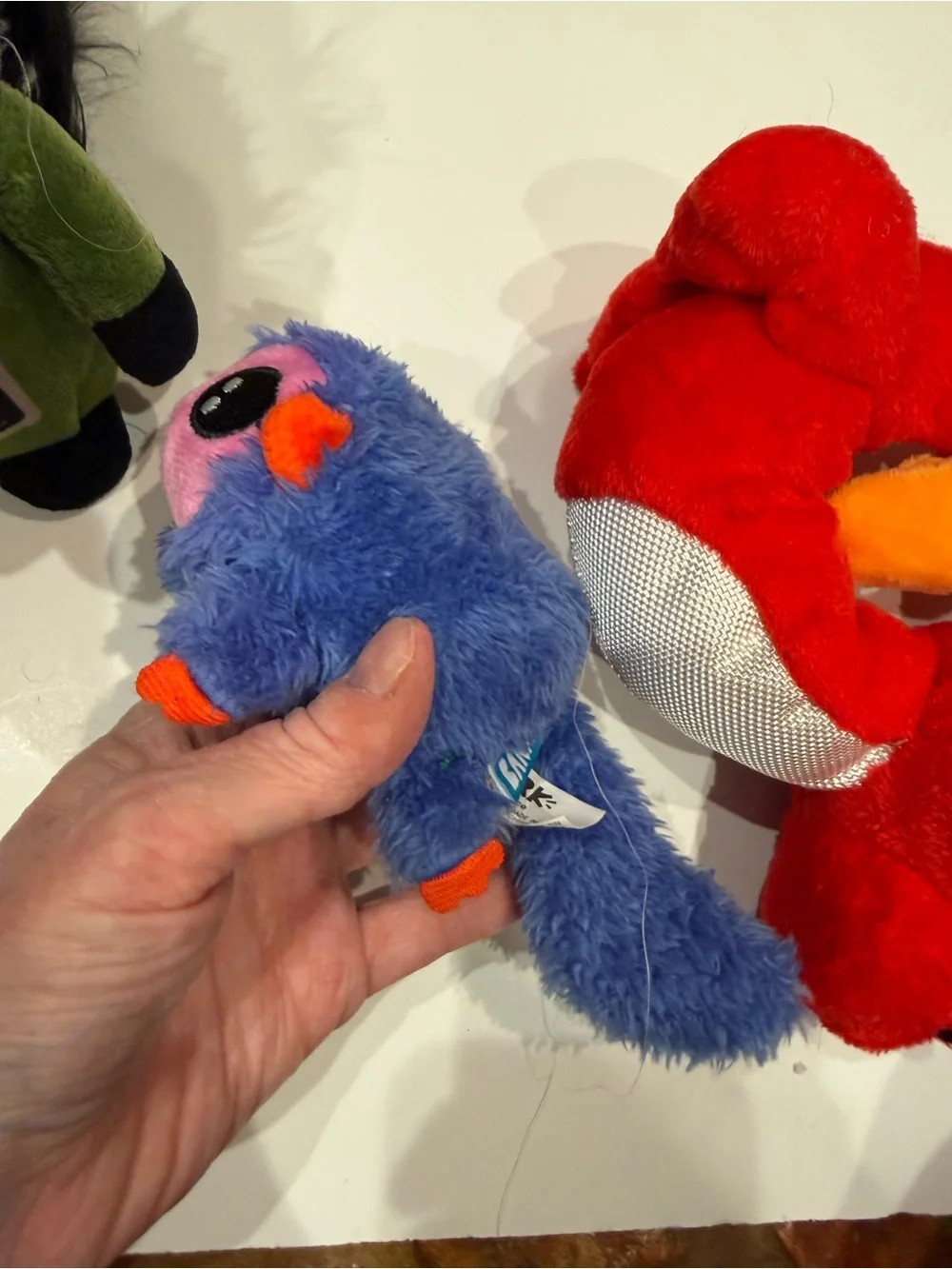 BarkBox Plush Dog Toy Lot Walter Dragon, Mora Mouse Lemur & Smell Raiser Skunk